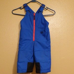 Boy's Columbia Snow Bibs size 18 Months